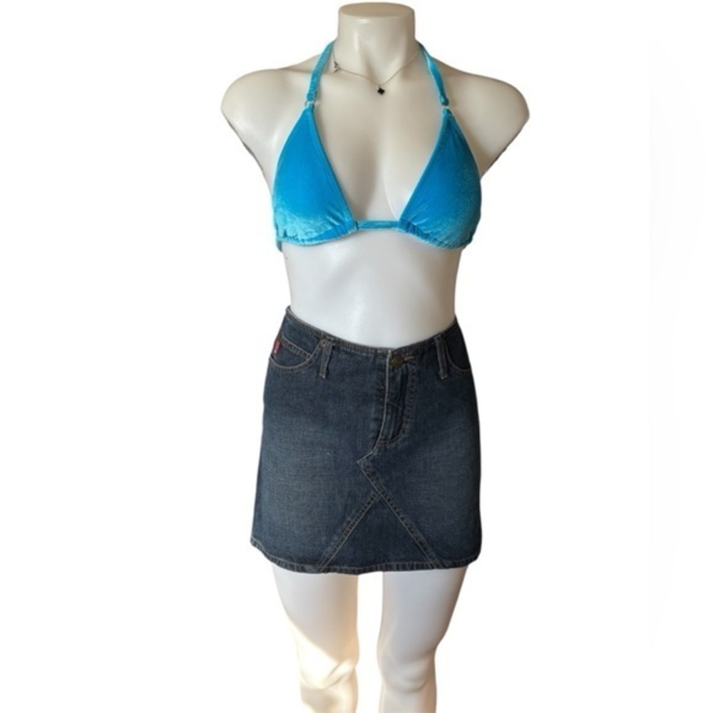 Denim Mini Skirt